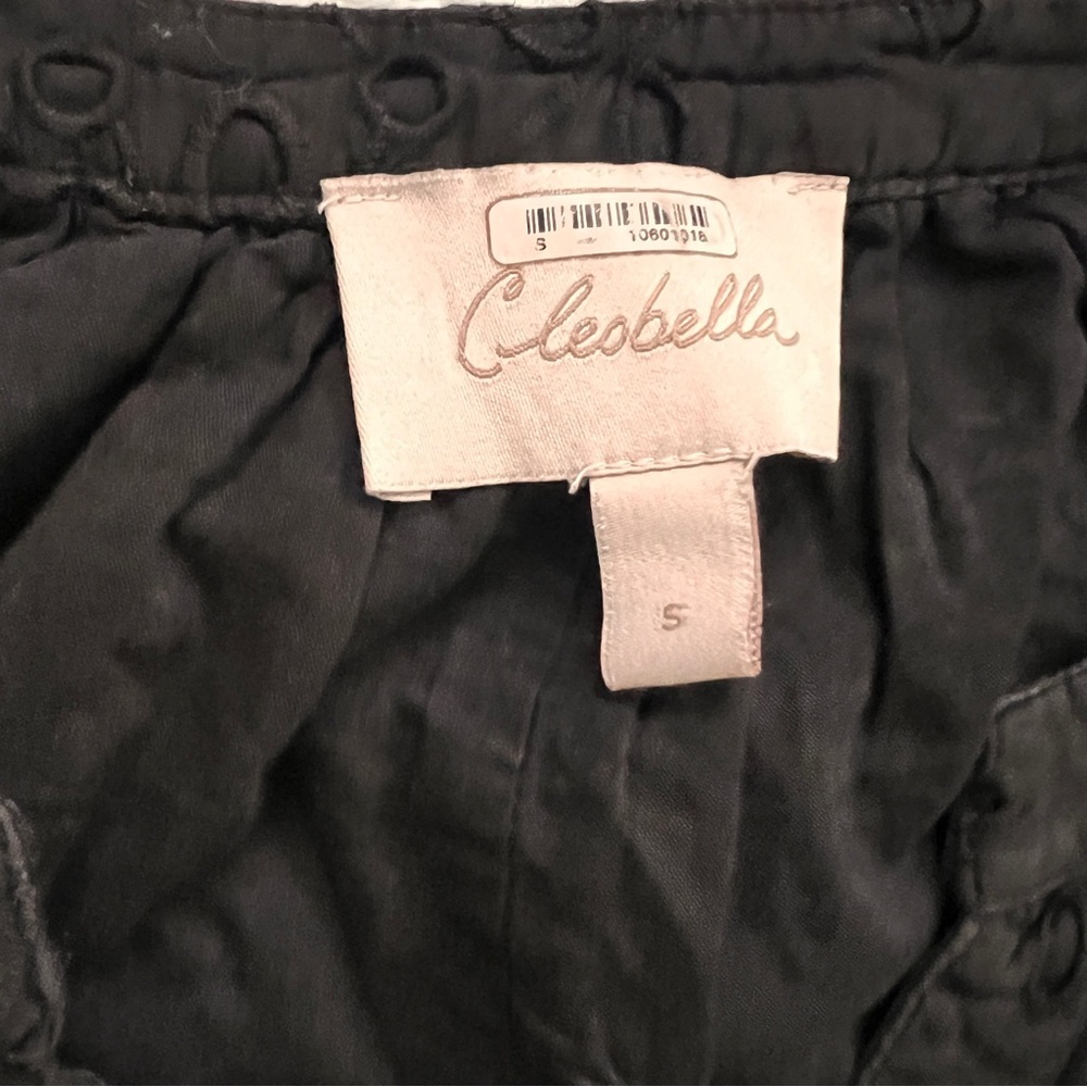 Cleobella Black Eyelet Crop Jumpsuit - Picture 5 of 8